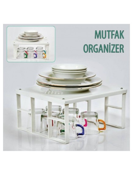 MUTFAK ORGANİZER - DOLAP İÇİ RAF DÜZENLEYİCİ