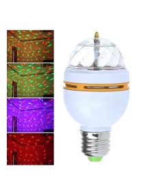 3 Renk Işık Yansıtan Dekoratif Lamba Crystal Magic Bulb