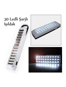 30 Ledli Şarjlı Işıldak