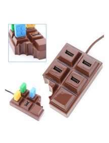 Çikolata Tasarımlı USB Çoğaltıcı 4 port USB 2.0 Hub