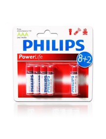 Philips AAA Power Alkaline İnce Kalem Pil (10 Adet)