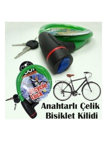 Anahtarlı Çelik Bisiklet Kilidi