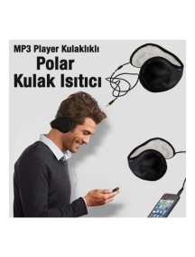 MP3 Player Kulaklıklı Polar Kulak Isıtıcı
