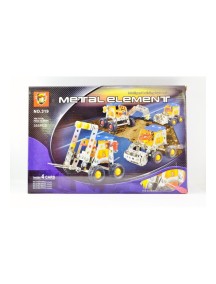 355 Parça Metal Lego İş Makinesi 4 adet - V46